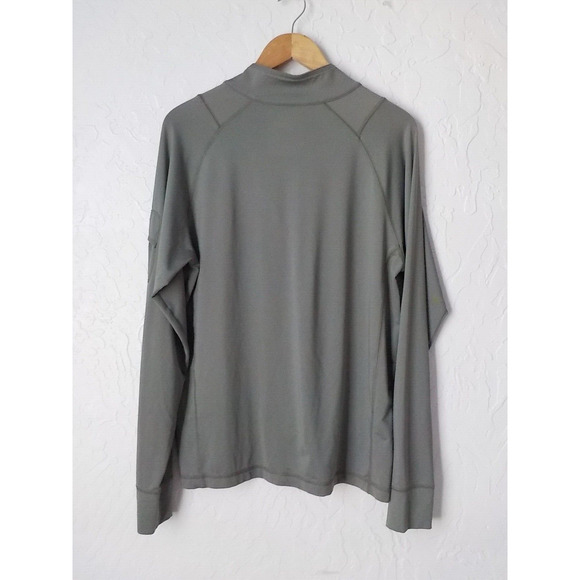 Life Is Good Gray Sports Jacket 1/4 Zip Fitted Outdoors GOOD MOVE Men Sz Medium - Picture 9 of 11